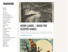 Tablet Screenshot of graphicine.com